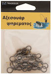 Wire Split Ring Fishing No8 Set 15pcs