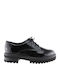 Women's Patent Leather Oxford Shoes Black