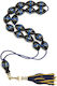 Roloi Komboloi Ebony Worry Beads Multicolour 34cm