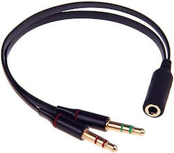 Adaptor Splitter pentru Căști cu Jack de 3.5mm Adaptor Splitter pentru Căști cu Jack de 3.5mm