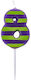 Birthday Candle Number "8" in Purple Color 9900796