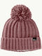 Beanie Unisex Fleece Σκούφος Πλεκτός Κοραλλί