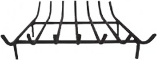 Klapakis Metallic Skewed Fireplace Grate
