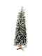 Weihnachtsbaum Doppeltes Laub Schlank Beschneit 210cm