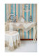 Liolios Home Τραπεζομάντηλο Λινό με Κέντημα Qz1600053 Cappuccino 160x220εκ.