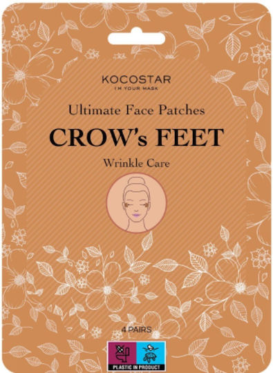 Kocostar Ultimate Face Patches for Wrinkles at Eye Corners 4 Pairs