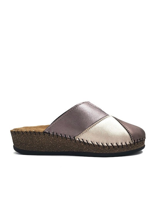 Tatoo Anatomical Leather Women's Slippers