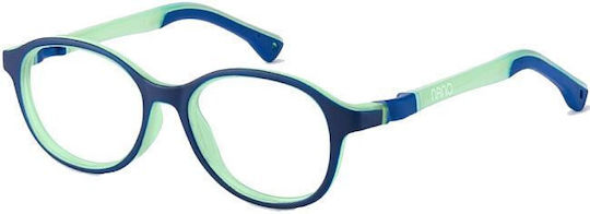 Nanovista Sprite Children's Plastic Eyeglass Frame Blue