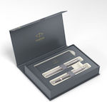 Parker Pen Set Ballpoint Gray