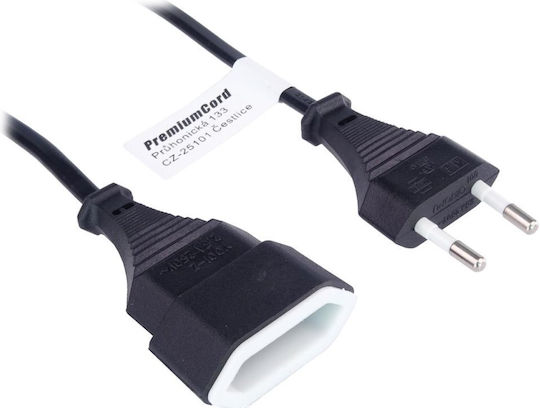PremiumCord Euro - Euro Cable 2m Μαύρο