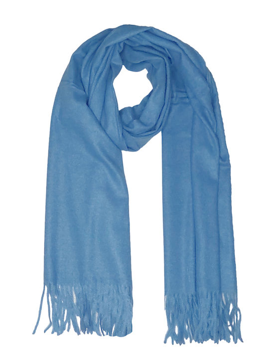 Fashion Vibes Women's Wool Scarf Blue