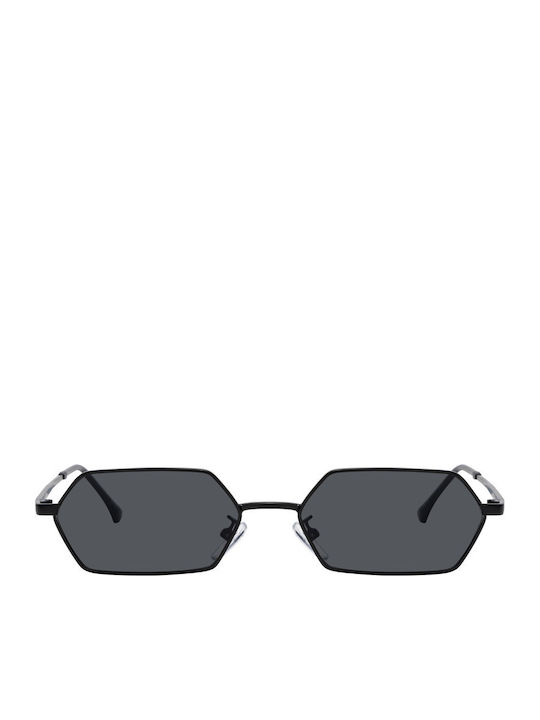Amalfi Unisex Sunglasses with Black Metallic Fr...