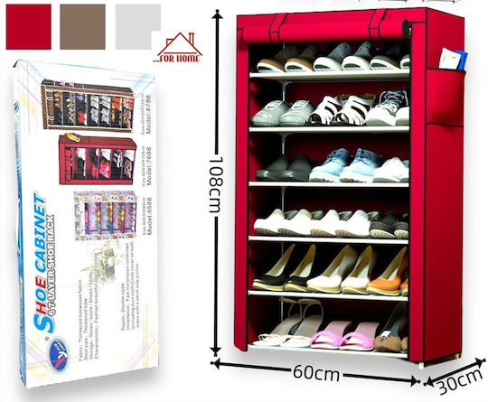 Fabric Shoe Organizer 60x30x108cm 912054 Fabric Shoe Organizer 60x30x108cm 912054