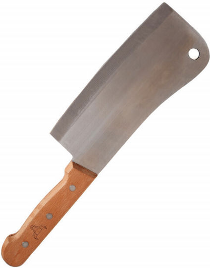 Stainless Steel Kitchen Ladle Wooden Handle 32 Cm