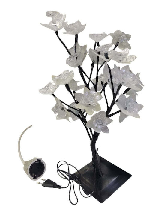 Christmas Decorative Illuminated Cherry Tree Natural Appearance 40cm Black Tree