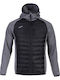 Ανδρική Ζακέτα με Κουκούλα Μαύρη
