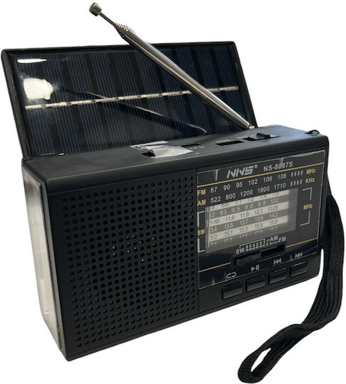 NS-8087S Solar cu USB Gri
