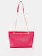 Fuchsia Chain Shoulder Bag