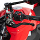 Barracuda Motorcycle Brake Lever Adjustable Black LVR138
