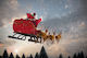 Decowalls Weihnachtsmann Rentier Kühlschrankabd...