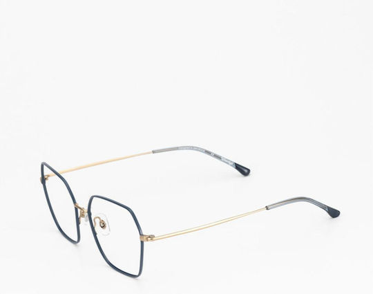 Woodys Barcelona Women's Prescription Eyeglass Frame Blue COURIER C4