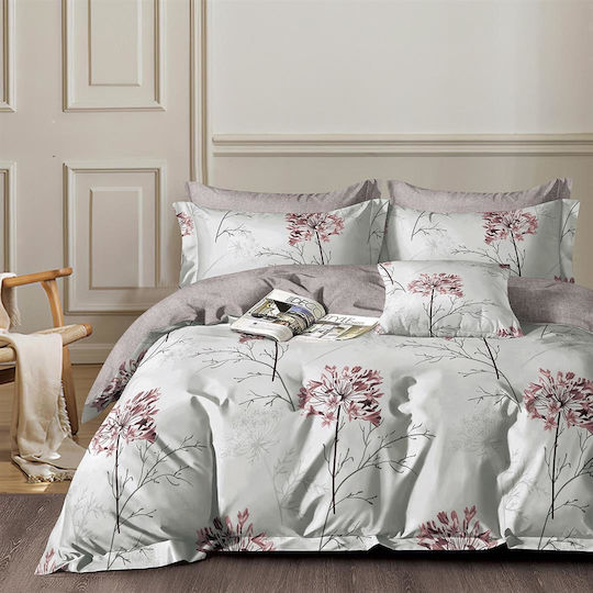 Beauty Home Set Queen 220x240cm Art 12611 Amadeus Grey 3pcs