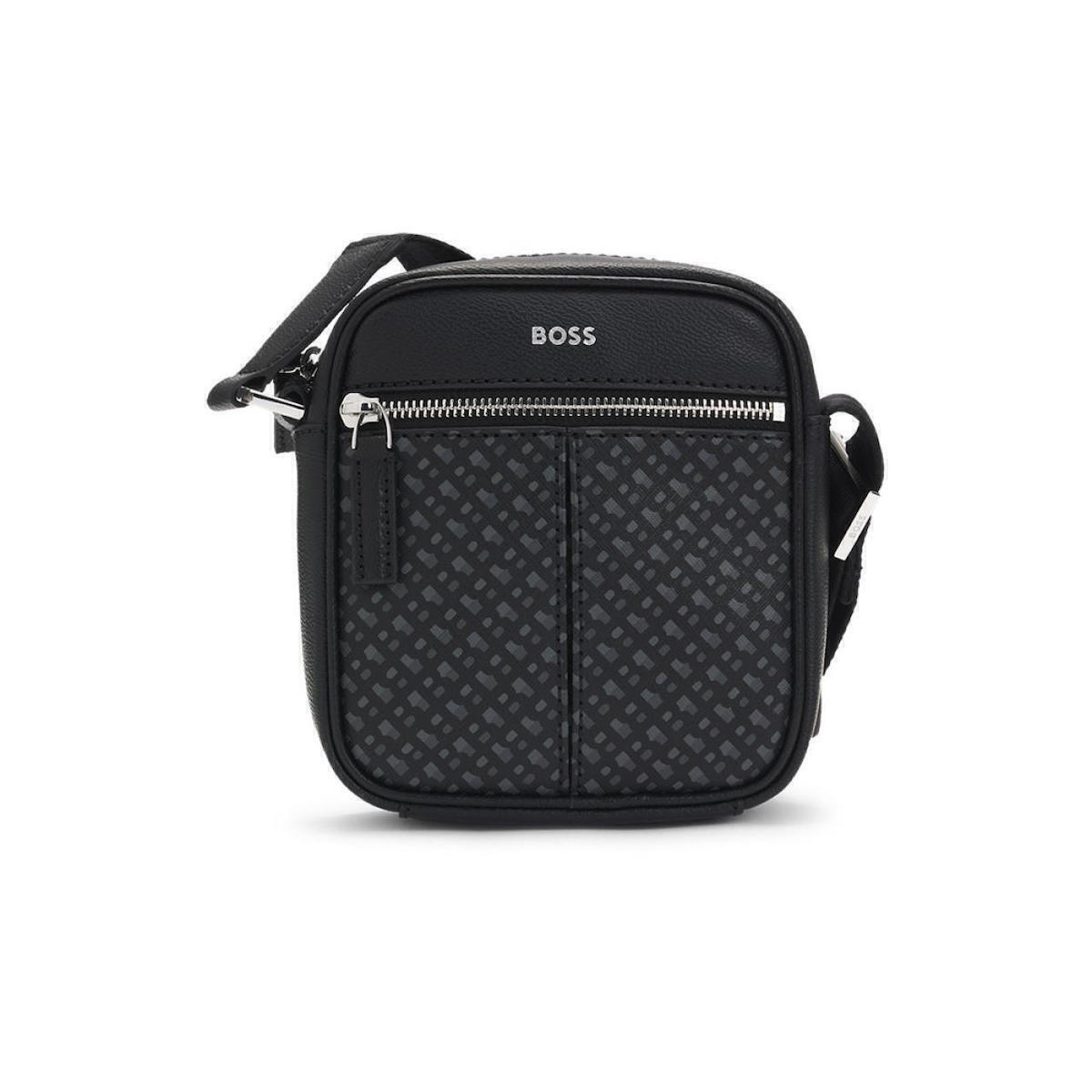 Hugo Boss Zair Herrentasche Schulter Crossbody Schwarz 50529313 - Main Image