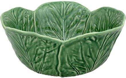 Bordallo Pinheiro Cabbage Salad Bowl Green 29.5x13cm