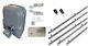 Doorado Σετ Μοτέρ Συρόμενης Γκαραζόπορτας Slg600-kit250 2 Τηλεχειριστήρια 5 Μέτρα Κρεμαγιέρα
