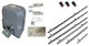 Doorado Σετ Μοτέρ Συρόμενης Γκαραζόπορτας Slg600-kit360 3 Τηλεχειριστήριο 6 Μέτρα Κρεμαγιέρα