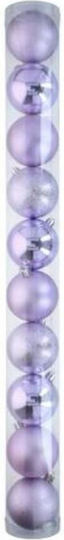 Ornament suspendat Glob Violet 6buc
