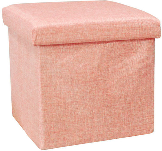 Табуретка Дневна стая Текстил Сомон 30x30x30бр