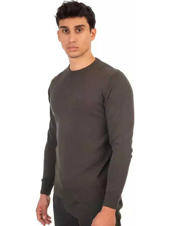 Double Langarm-Pullover KHAKI