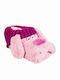 Cassandra Lady Damen Hausschuhe mit Tiermotiven Rosa