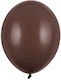 Σετ 10 Μπαλόνια Latex Καφέ 30εκ.
