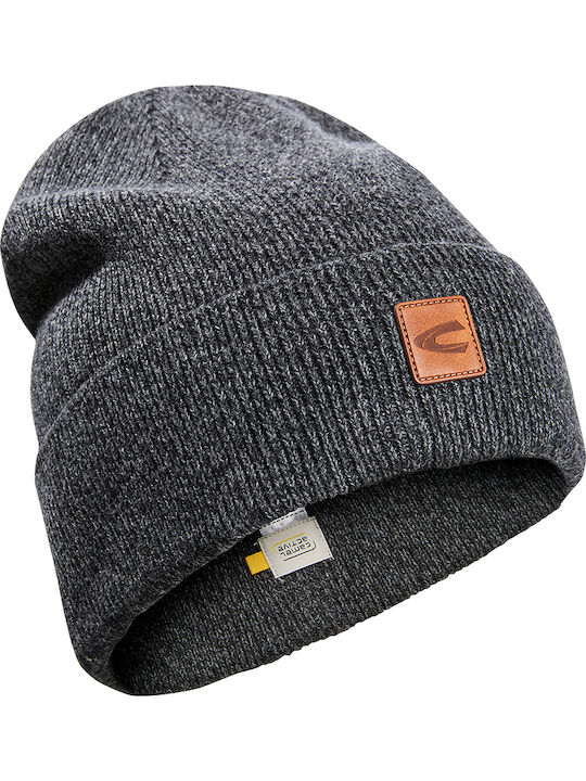 Beanie Ανδρικός Σκούφος Πλεκτός σε Γκρι χρώμα