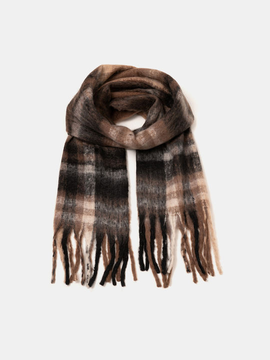 Plaid Brown Scarf