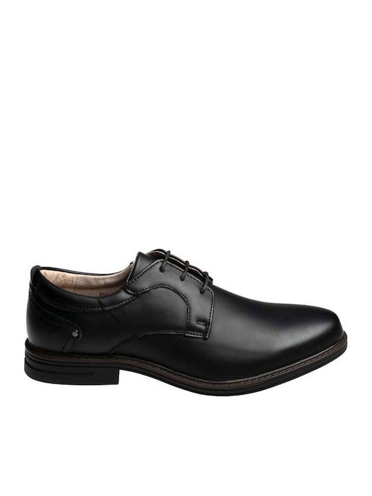 Men's Synthetic Leather Casual Shoes Black