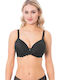 Bra with Light Padding Underwire Black