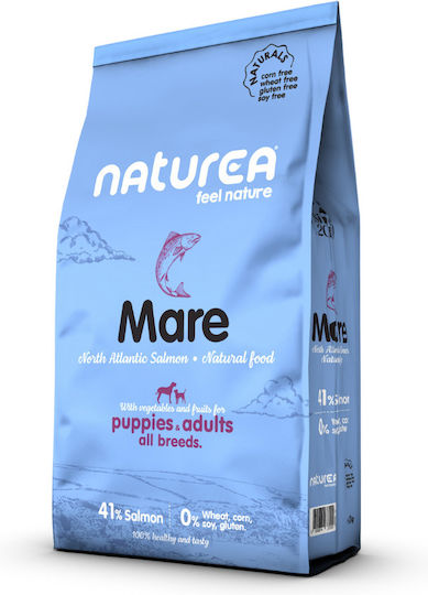 Naturea Naturals Mare 2kg Ξηρά Τροφή χωρίς Σιτηρά για Ενήλικους Σκύλους με Σολομό