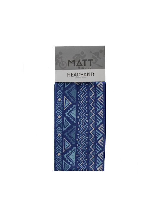 Matt Athletic Headband Blue