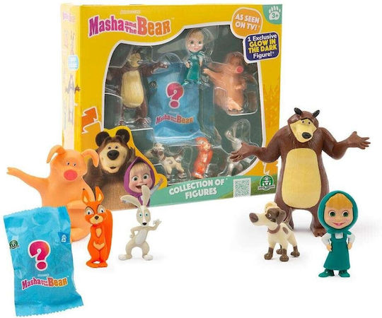 Masha and the Bear Set of 7 Figures Series 2 Mha31000 Mha31000