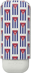 Θήκη Πούρου Elie Bleu Little Cuban Flags Double Cigar Case