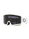 Oakley Target Line S Snow Ски & Сноуборд Маска Детска Бял с Леща Димен в Цвят Сив