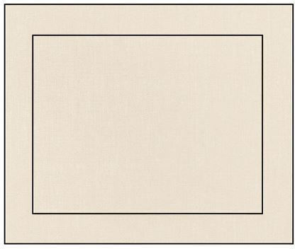 La Gallina Matta Platzdeckchen Stoff Beige 39x36cm 1Stück