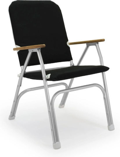 Forma Chair Beach Black 100x50x43cm