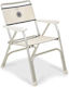 Forma Stuhl Strand Aluminium Weiß 82x47x36cm.