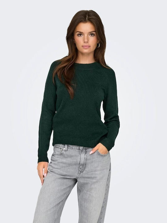 Only Women's Long Sleeve Sweater Green