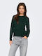 Only Women's Long Sleeve Sweater Green