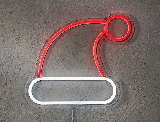 Luca Lighting Iluminată De Crăciun Plastică Figurină Înălțime 29.5cm.